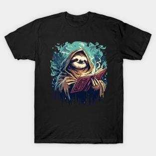 Retro Sloth Wizard T-Shirt